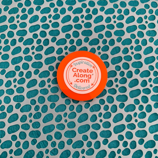 Spotty design Mylar Stencil great for Polymer Clay Art Jewelry Mixed Media - Create Along 