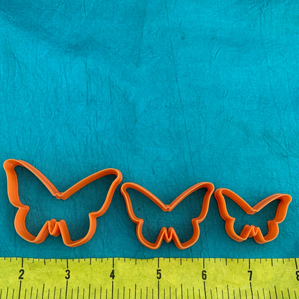Lisa Pavelka Graduated Butterflies #1 designer Cutters for Polymer Clay Mixed Media jewelry - Create Along 