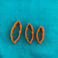 Feathers polymer clay cutter set jewelry earrings pendant small sharp clay earring cutters