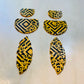 Feathers polymer clay cutter set jewelry earrings pendant small sharp clay earring cutters