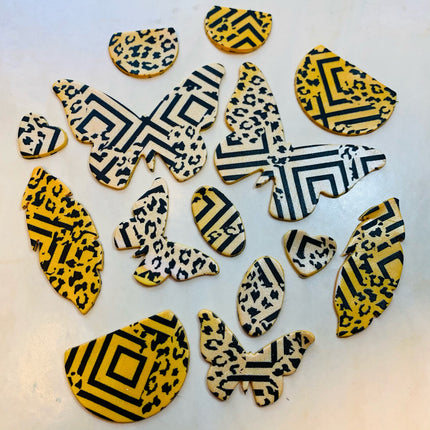 Lisa Pavelka Graduated Butterflies #1 designer Cutters for Polymer Clay Mixed Media jewelry - Create Along 