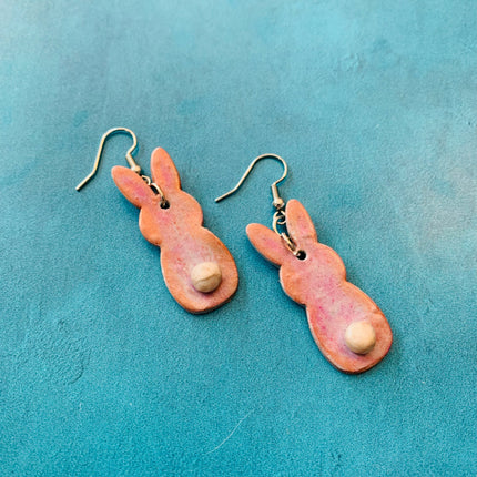 Bunny Rabbit Marshmallow Easter Bunnies polymer clay cutter set jewelry earrings - Create Along 