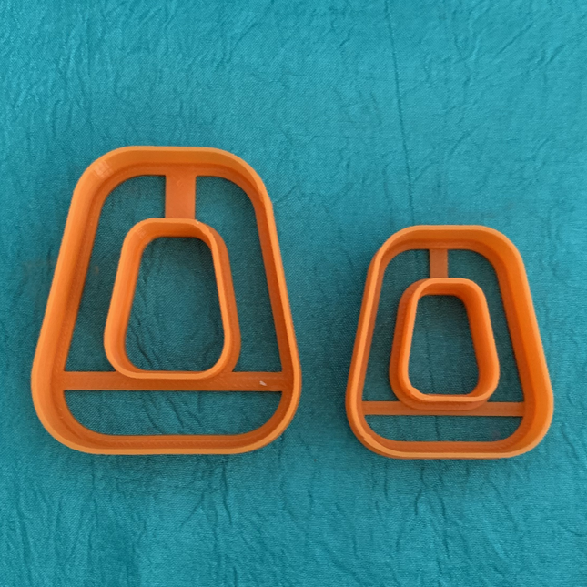 Rounded Possibilities donut center cut-out hole polymer clay cutter set jewelry earrings pendant small sharp clay cutters - Create Along 