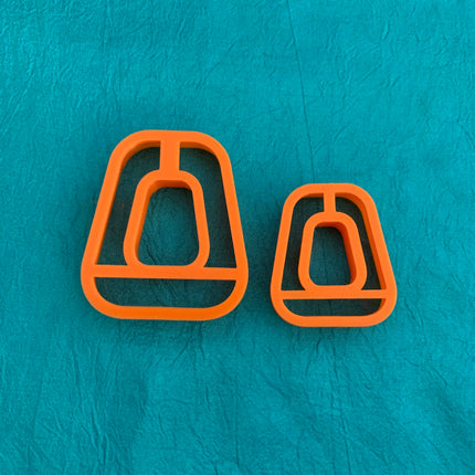 Rounded Possibilities donut center cut-out hole polymer clay cutter set jewelry earrings pendant small sharp clay cutters - Create Along 