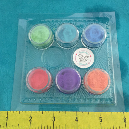 Pigments Mica Powders Jewel for Polymer Clay, Art Jewelry, and Mixed Media Color Shimmer - Create Along 