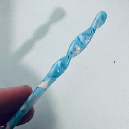 Hair Stick to make bun cover and slide barrettes - Create Along 