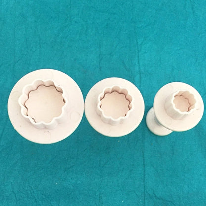 Mini Ruffled Flower Power Plunger Cutters For Polymer Clay And More - Polymer Clay TV tutorial and supplies