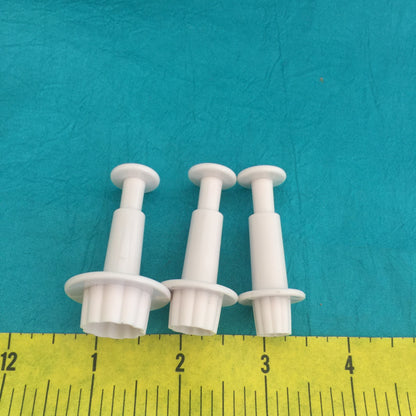 Mini Ruffled Flower Power Plunger Cutters For Polymer Clay And More - Polymer Clay TV tutorial and supplies