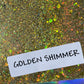 Golden Shimmer Greengold Holographic Chunky Glitter for pens candles earrings clay resin mugs slime tumblers nail art 2 oz