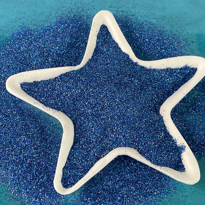 Gulf of Mexico Blue Superfine Holographic Glitter for pens candles earrings clay resin mugs slime tumblers nail art 2 oz - Create Along 