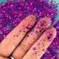 Purple Passion Chunky Holo Glitter for pens candles earrings clay resin mugs slime tumblers nail art 2 oz