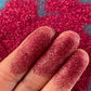 After Glow red Superfine Glitter for pens candles earrings clay resin mugs slime tumblers nail art 2 oz