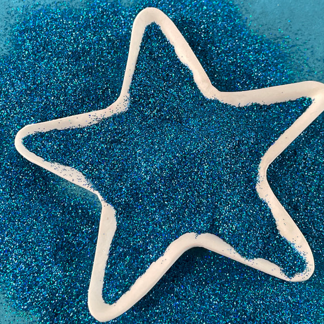 FL Keys blue superfine Holo Glitter for pens candles earrings clay resin mugs slime tumblers nail art 2 oz - Create Along 
