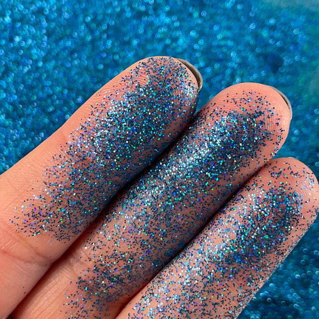 FL Keys blue superfine Holo Glitter for pens candles earrings clay resin mugs slime tumblers nail art 2 oz - Create Along 