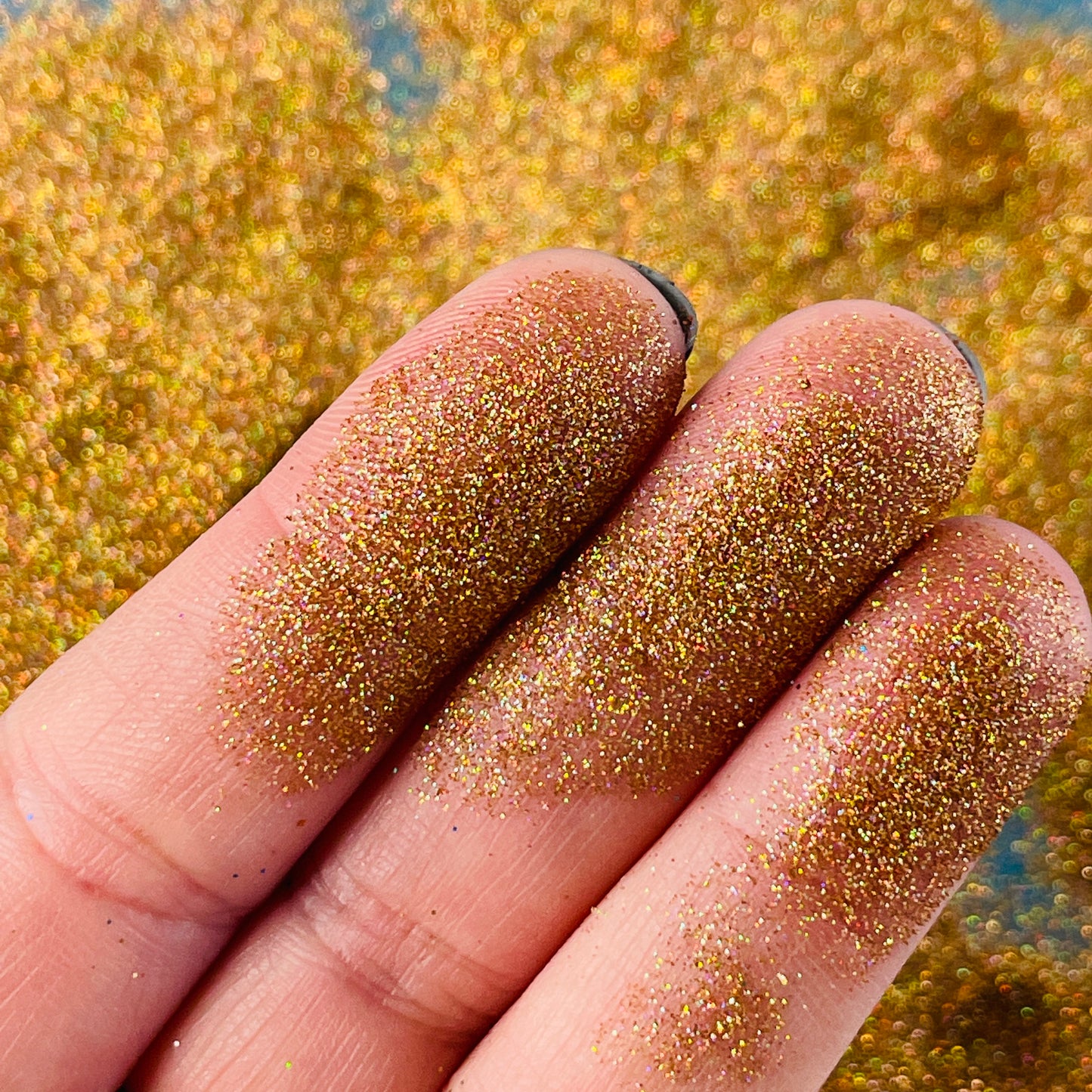 Violet Fire PF gold holographic Glitter for pens candles earrings clay resin mugs slime tumblers nail art 2 oz