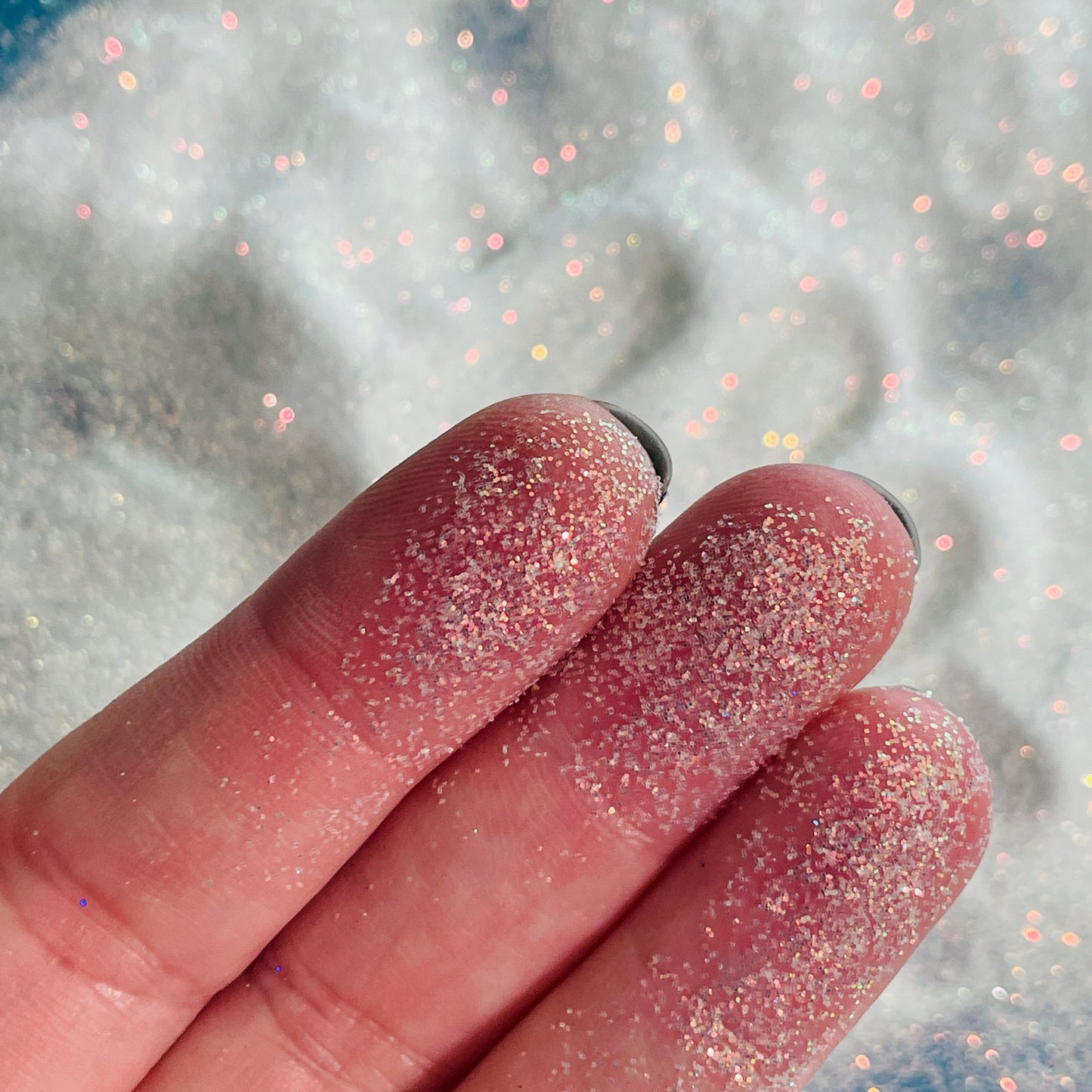 Angel Dust light pink holo Glitter for pens candles earrings clay resin mugs slime tumblers nail art 2 oz
