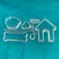 In the Dog House shape cutters for Polymer Clay Poly-Tools animal