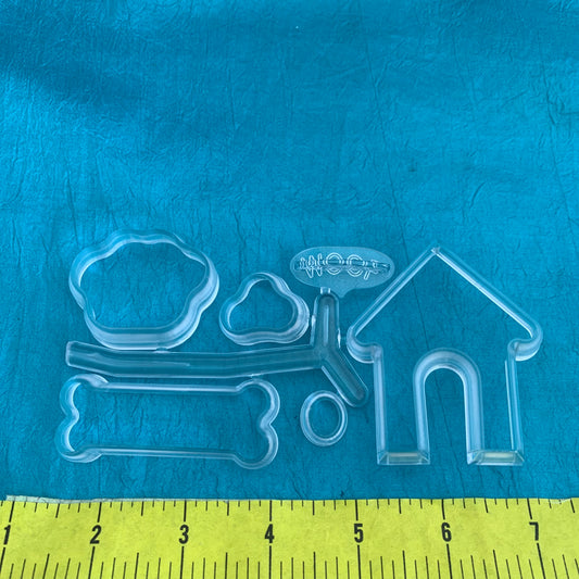 In the Dog House shape cutters for Polymer Clay Poly-Tools animal