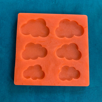 Cloudy Days Clouds Silicone Earring Jewelry Mold polymer clay tools and supplies ideas - Create Along 