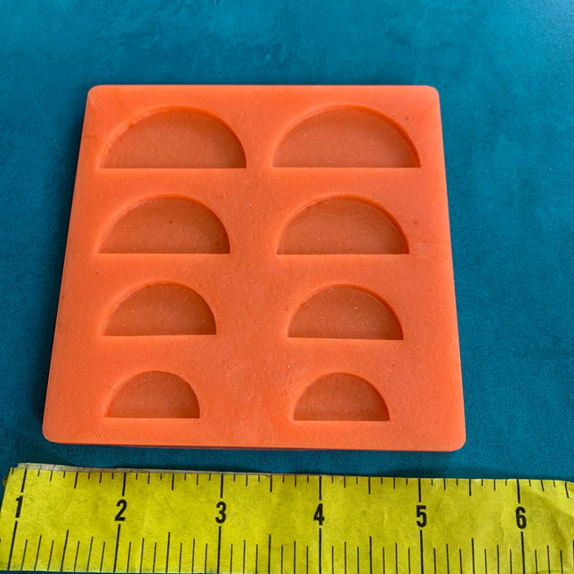 Half Circle Silicone Earring Jewelry Mold polymer clay tools and supplies ideas - Create Along 