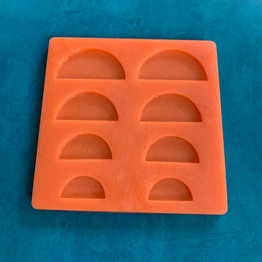 Half Circle Silicone Earring Jewelry Mold polymer clay tools and supplies ideas