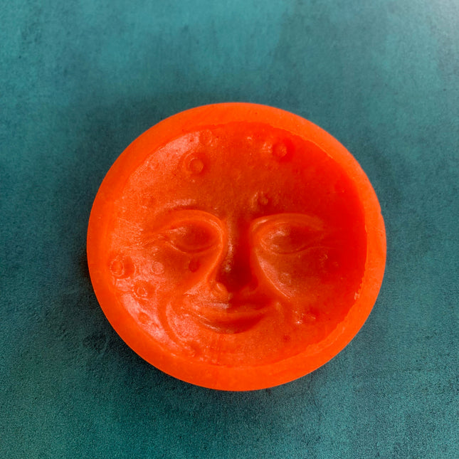 Moon Face Silicone Earring Jewelry Mold for UV resin, polymer clay tools and supplies - Create Along 