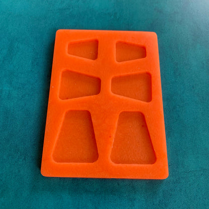 Rounded Corners Silicone Earring Jewelry Mold polymer clay tools and supplies - Create Along 