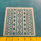 Western Quilt SouthWestern Mylar Stencil great for Polymer Clay Art Jewelry Mixed Media