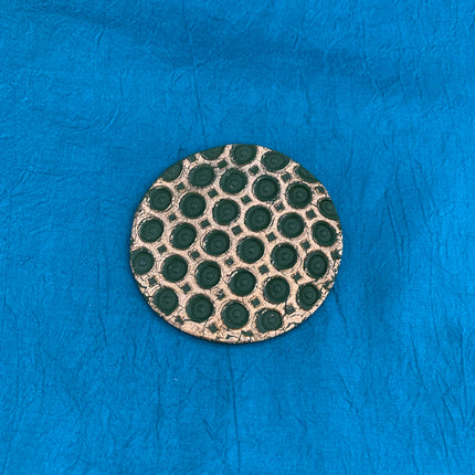 Set #1 Round Stencils 6 patterns for polymer clay art jewelry mixed media - Polymer Clay TV tutorial and supplies