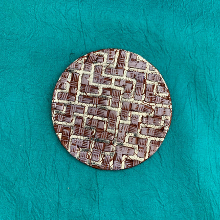 Set #1 Round Stencils 6 patterns for polymer clay art jewelry mixed media - Polymer Clay TV tutorial and supplies