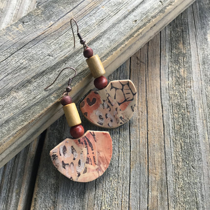 Tribal Shells Jewelry Sized Set Of 3 Cutters For Polymer Clay And Mixed Media - Create Along 