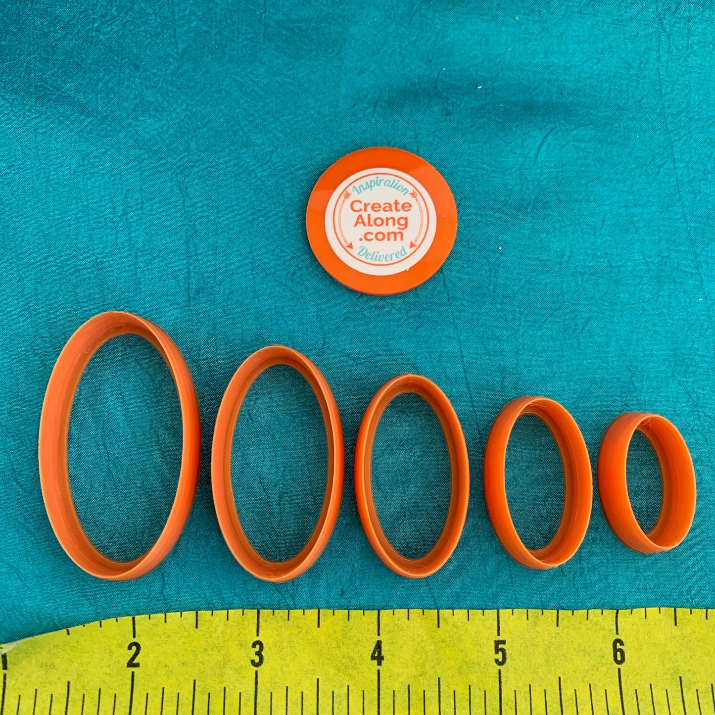 Oblong oval polymer clay cutter set basics