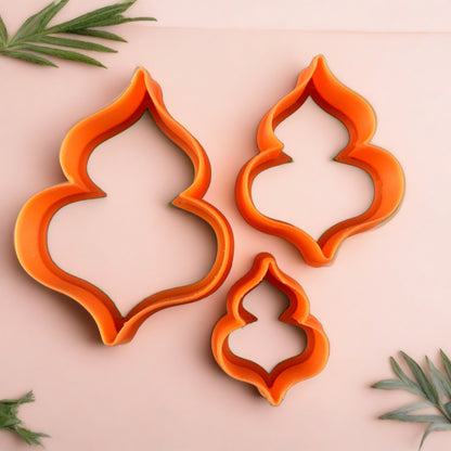 Mod Lantern polymer clay cutter set earrings jewelry delicate dainty sharp - Create Along 