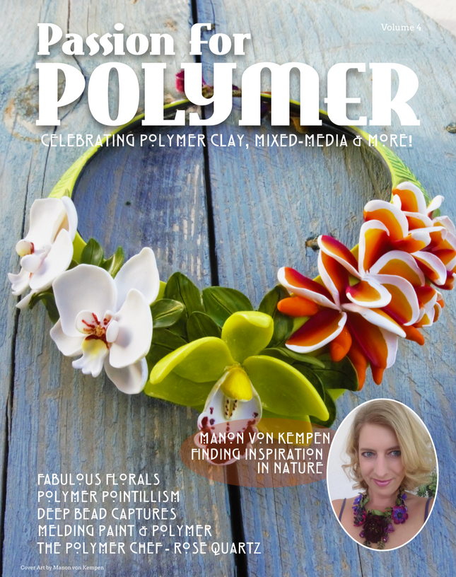 July 2019 Passion for Polymer Digital Download PDF magazine - Create Along 