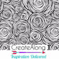 Silkscreen Stencil Nouveau Roses Pattern Crafting, Polymer Clay + Mixed Media - Polymer Clay TV tutorial and supplies