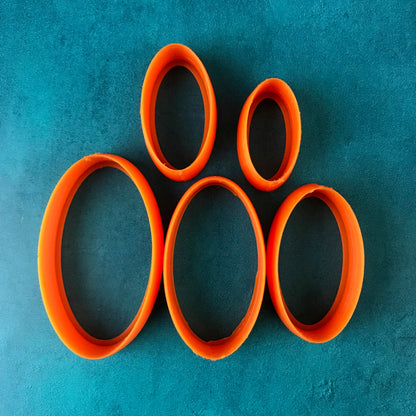Oblong oval polymer clay cutter set basics - Create Along 