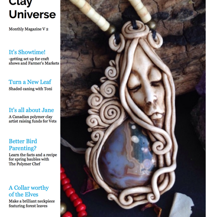 Monthly Polymer Clay Tutorials Digital Flipping Magazine Articles Passion for Polymer - Polymer Clay TV tutorial and supplies