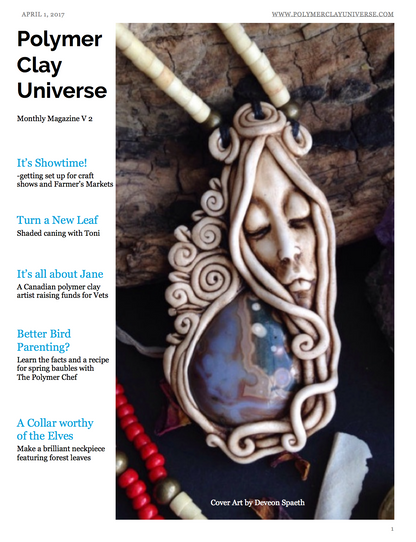 Monthly Polymer Clay Tutorials Digital Flipping Magazine Articles Passion for Polymer - Polymer Clay TV tutorial and supplies