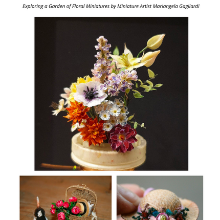 Inspired by Nature DIGITAL April 2020 Passion for Polymer clay magazine- PDF download - Create Along 