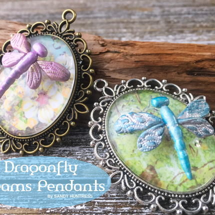Dragonflies - DIGITAL June 2020 Passion for Polymer clay magazine- PDF download - Create Along 