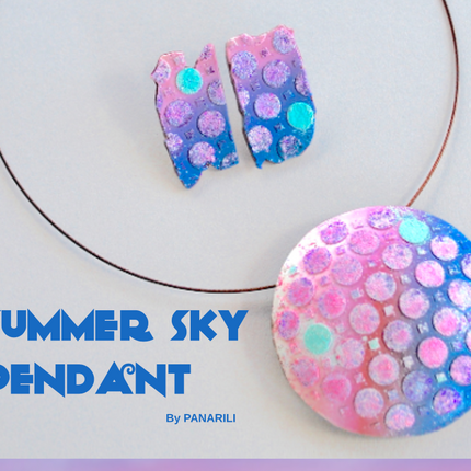 Celestial - DIGITAL July 2020 Passion for Polymer clay magazine- PDF download - Create Along 
