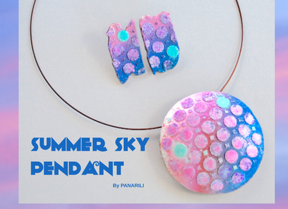Celestial - DIGITAL July 2020 Passion for Polymer clay magazine- PDF download - Create Along 