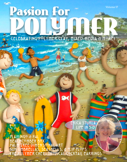 DIGITAL August 2020 Passion for Polymer clay magazine- PDF download - Create Along 