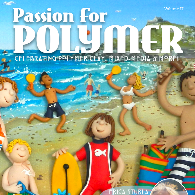 DIGITAL August 2020 Passion for Polymer clay magazine- PDF download - Create Along 