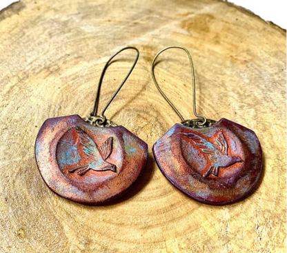 Tribal Shells Jewelry Sized Set Of 3 Cutters For Polymer Clay And Mixed Media - Create Along 
