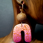 Rounded Rainbows U shape Earrings Jewelry Sized polymer clay Cutters set