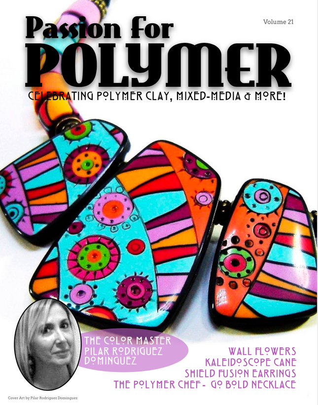 DIGITAL December 2020 Passion for Polymer clay magazine- PDF download - Create Along 