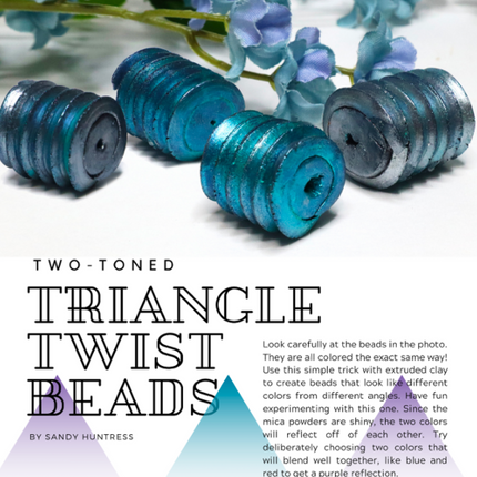 Beads - DIGITAL January 2021 Passion for Polymer clay magazine- PDF download - Create Along 