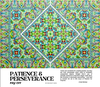 May 2021 Passion for Polymer Clay Digital Downloadable PDF Magazine Tutorials - Create Along 