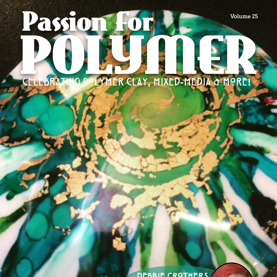 polymer clay tutorials alcohol ink passion for polymer magazine